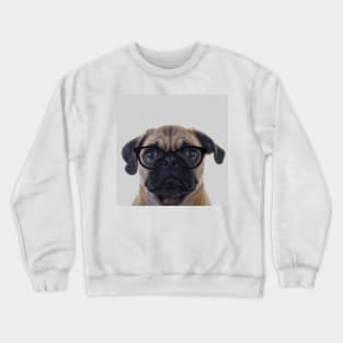 Geek Pug in series Crewneck Sweatshirt